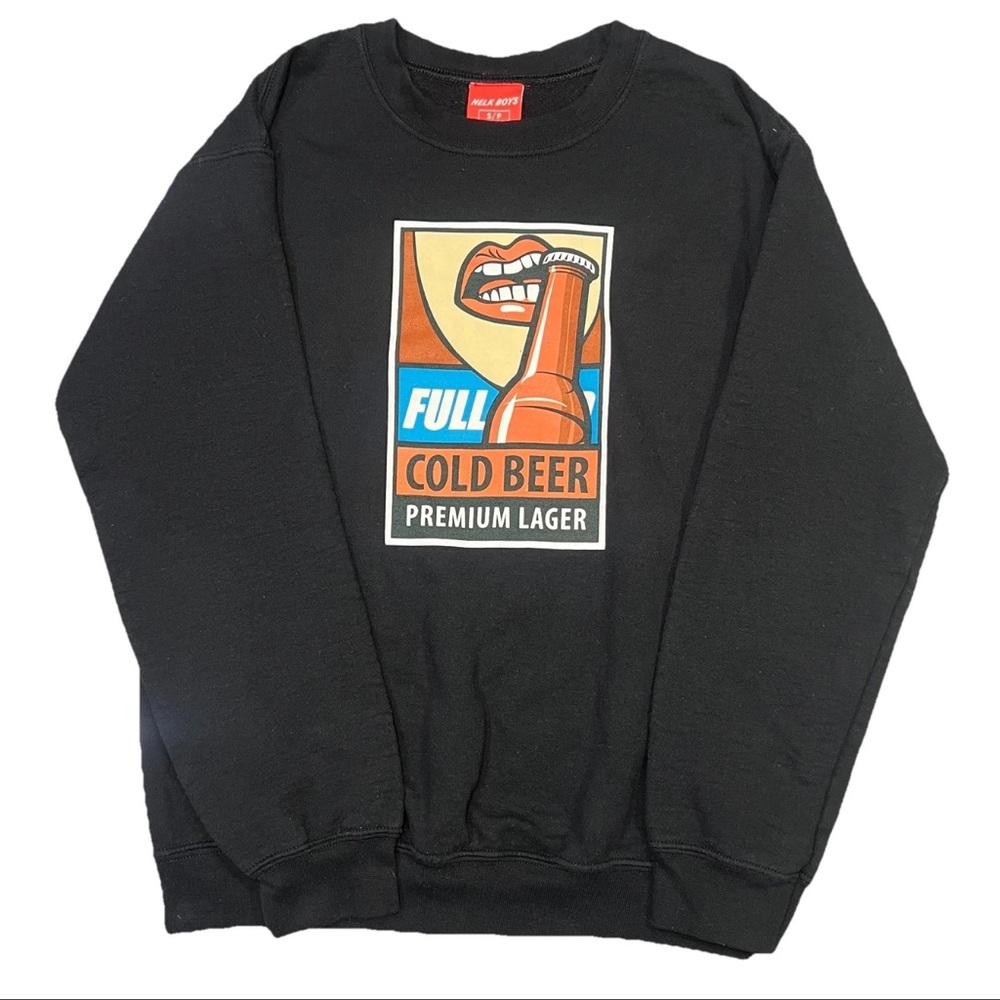 NELK Boys FULL SEND 2019 Drop  Cold Beer Crewneck Size Small